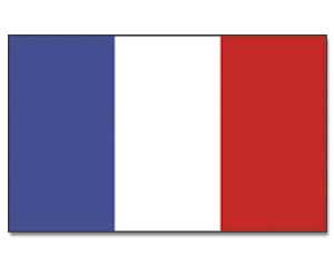 Talamex Gastlandflagge Größe 30x45 cm Frankreich DVF30SB