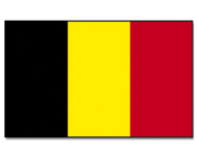 Talamex Gastlandflagge Größe 30x45 cm Belgien