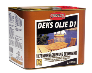Owatrol Deks Olje D1 2,5 ltr.