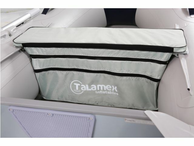 Talamex Sitz-Tasche mit Kissen grau 105x20cm