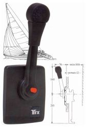 Teleflex Einhebelfernbedienung B80/S Sondermodell für Segelschiffe