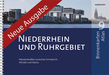 Kartenwerft BINNENKARTEN ATLAS 9 Niederrhein und Ruhrgebiet