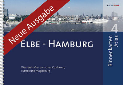 Kartenwerft BINNENKARTEN ATLAS 4 Elbe - Hamburg 