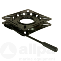 Allpa Drehplatte für Steuerstuhl Stahl schwarz mit Lock Allpa Drehplatte für Steuerstuhl Stahl schwarz mit Lock