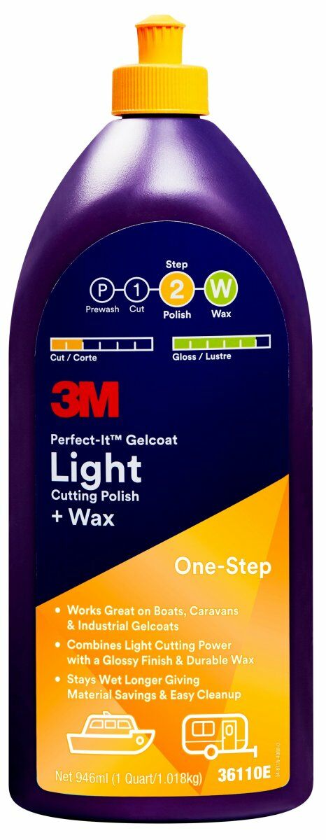3M™ Perfect-It™ Gelcoat Light Cutting Polish + Wax 473 ml
