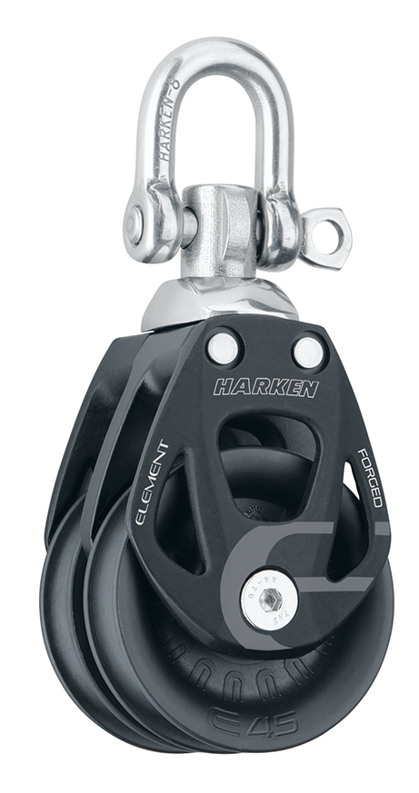 Harken Element Block 45 mm doppelt mit Wirbel Harken Element Block 45 mm doppelt mit Wirbel