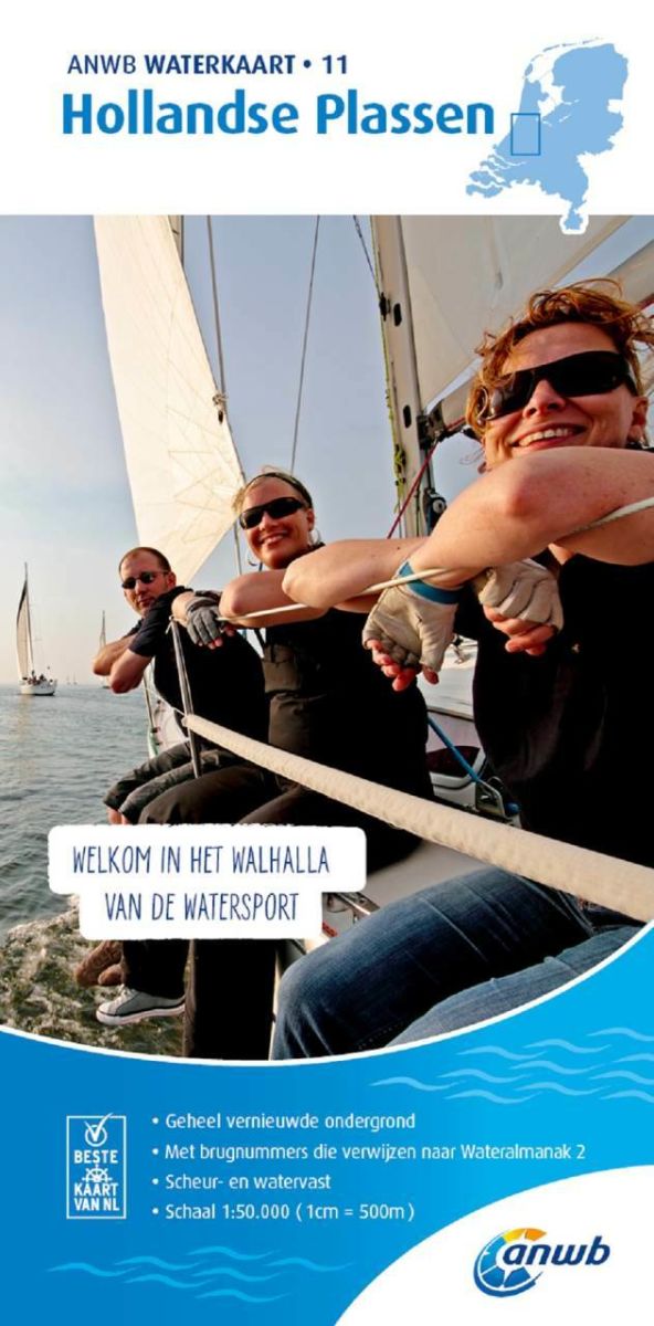 ANWB Waterkaart 11 Hollandse Plassen ANWB Waterkaart 11 Hollandse Plassen