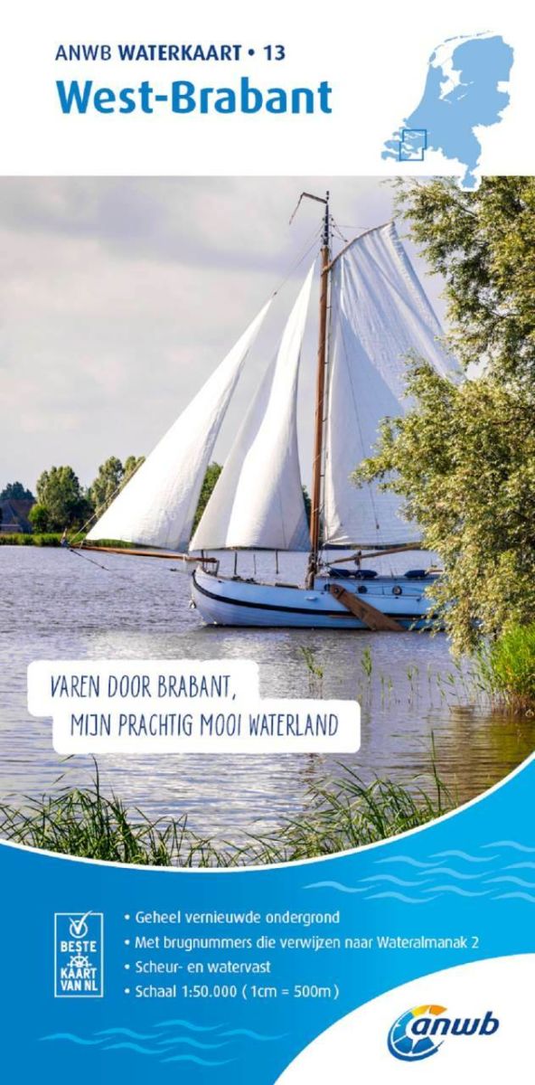 ANWB Waterkaart 13 West-Brabant 