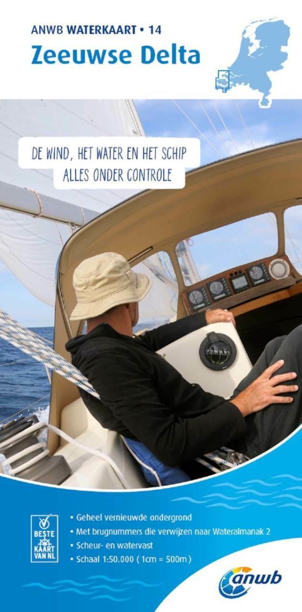 ANWB Waterkaart 14 Zeeuwse Delta ANWB Waterkaart 14 Zeeuwse Delta