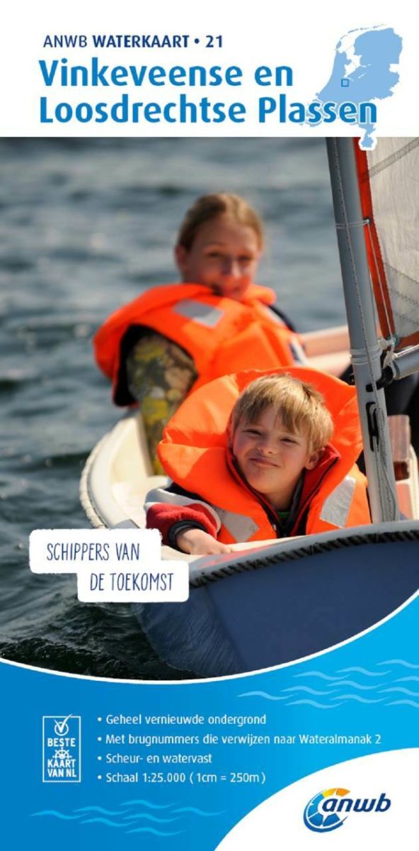 ANWB Waterkaart 21 Vinkeveense en Loosdrechtse Plassen ANWB Waterkaart 21 Vinkeveense en Loosdrechtse Plassen