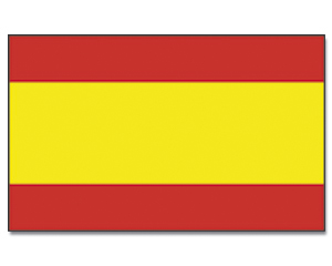 Fahne Spanien-Deutschland 30 x 45 cm Bootsflagge Premiumqualität