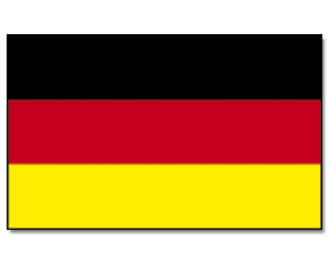 Talamex Bootflagge Größe 50x75cm Deutschland