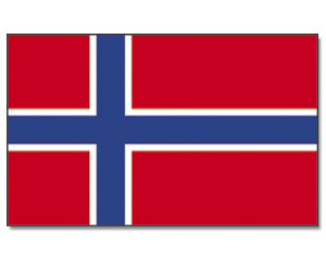Talamex Gastlandflagge Größe 30x45 cm Norwegen