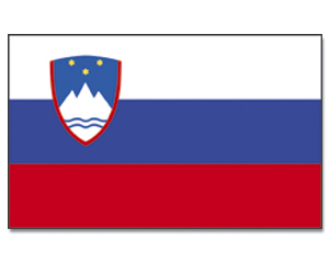 Lindemann Gastlandflagge Größe 30x45 cm Slowenien DVSLO30