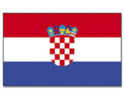 Talamex Gastlandflagge Größe 20x30 cm Kroatien