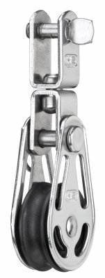 Sprenger Gleitlagerblock Edelstahl 6 mm 1 Rolle, Wirbel Sprenger Gleitlagerblock Edelstahl 6 mm 1 Rolle, Wirbel