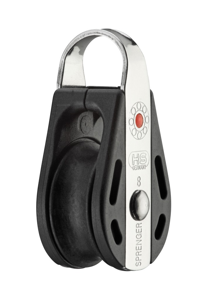 Sprenger S-Block 1 Rolle Bügel Kugellager 8 mm Sprenger S-Block 1 Rolle Bügel Kugellager 8 mm