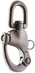 Sprenger Schnappschäkel mit Wirbel 87 mm 36054 090 56