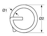 Lindemann Ringsplinte 10er Pack 1,25 x 15 mm SBR1215