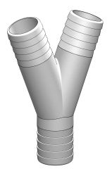 Trudesign Schlauch Y-Verbinder 38-38-38mm TD90619