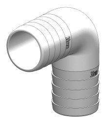 Trudesign Schlauchverbinder 90° 25mm Trudesign Schlauchverbinder 90° 25mm