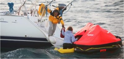 yacht test rettungsinseln