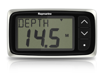 Raymarine i40 Echolot mit Spiegelheckgeber P66 E70143