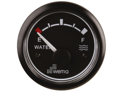 Wema Anzeige Wasser schwarz