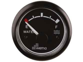 Wema Anzeige Wasser schwarz 21345001