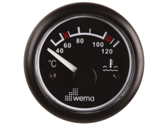 Wema Anzeige Wassertemperatur schwarz 21352007