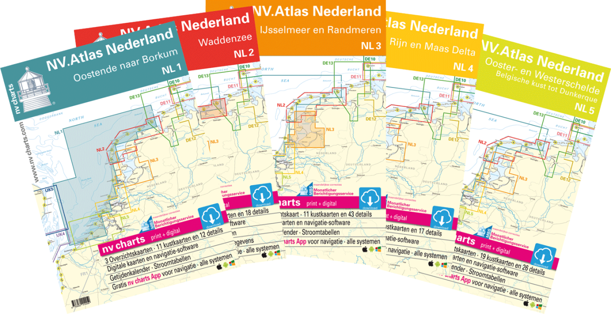 Sportbootkarten Niederlande