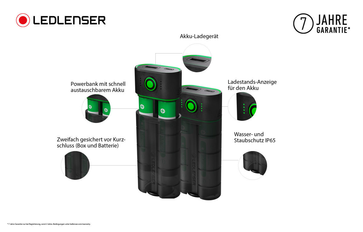 LED LENSER® Powerbank Flex7 