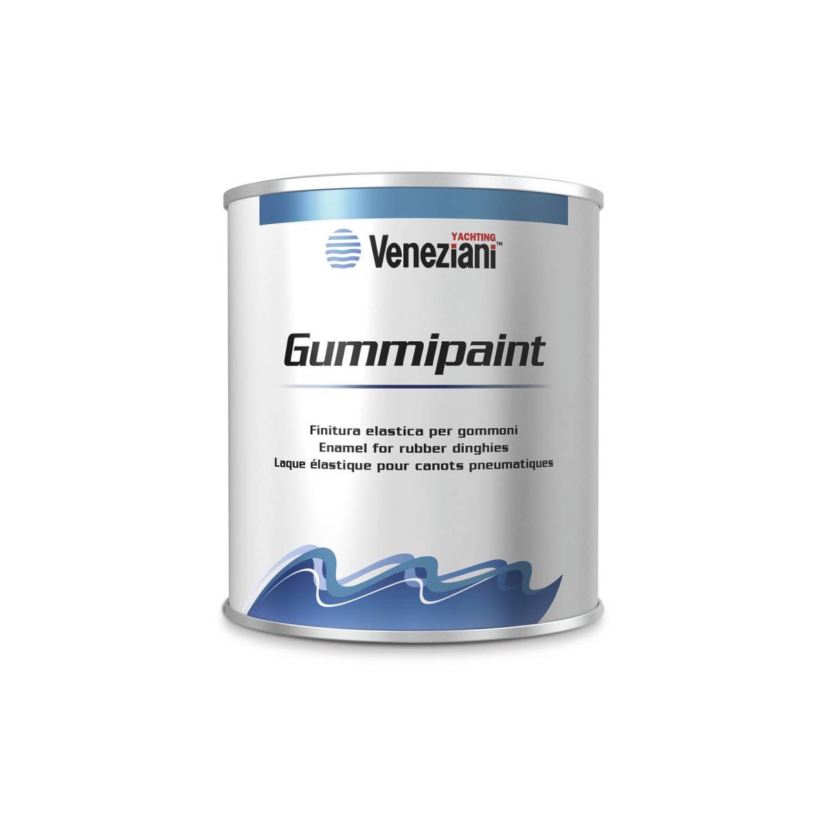 Veneziani Gummipaint Schlauchbootfarbe 500ml schwarz