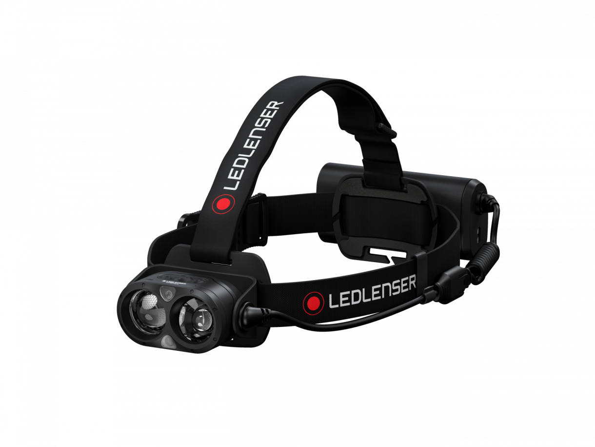 LED LENSER® Stirnlampe H19R CORE black