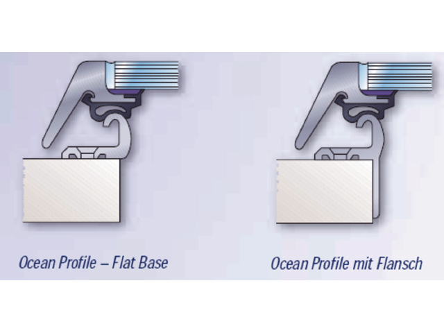 Lewmar Ocean-Luke mit Flansch 485 x 485 mm Größe 40   