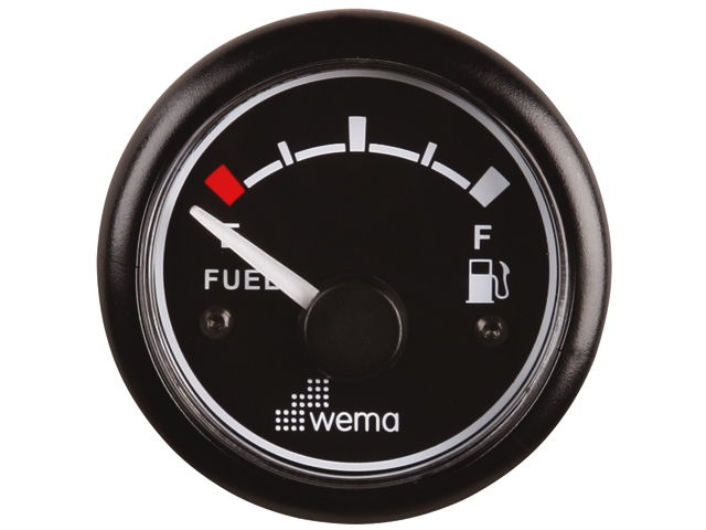 Wema Anzeige Treibstoff schwarz