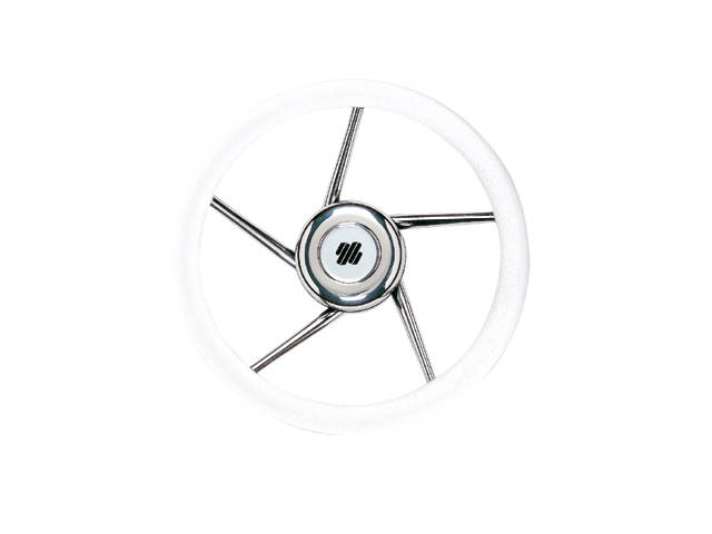 Ultraflex Steuerrad - UFLEX - V01 Edelstahl PU-weiß Ultraflex Steuerrad - UFLEX - V01 Edelstahl PU-weiß