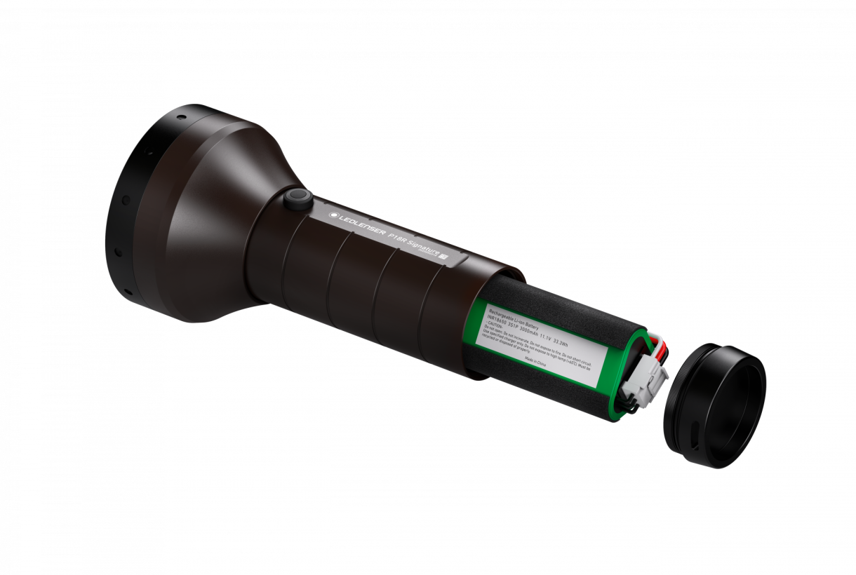 LED LENSER® Taschenlampe P18R Signature Espresso