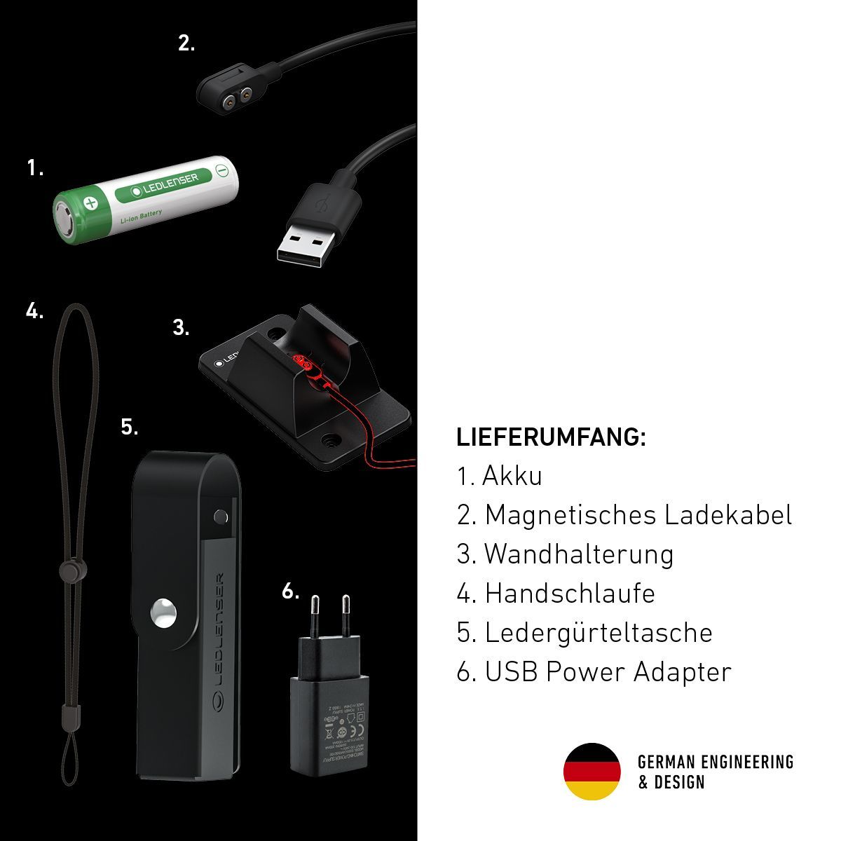 LED LENSER® Taschenlampe P7R Signature Espresso