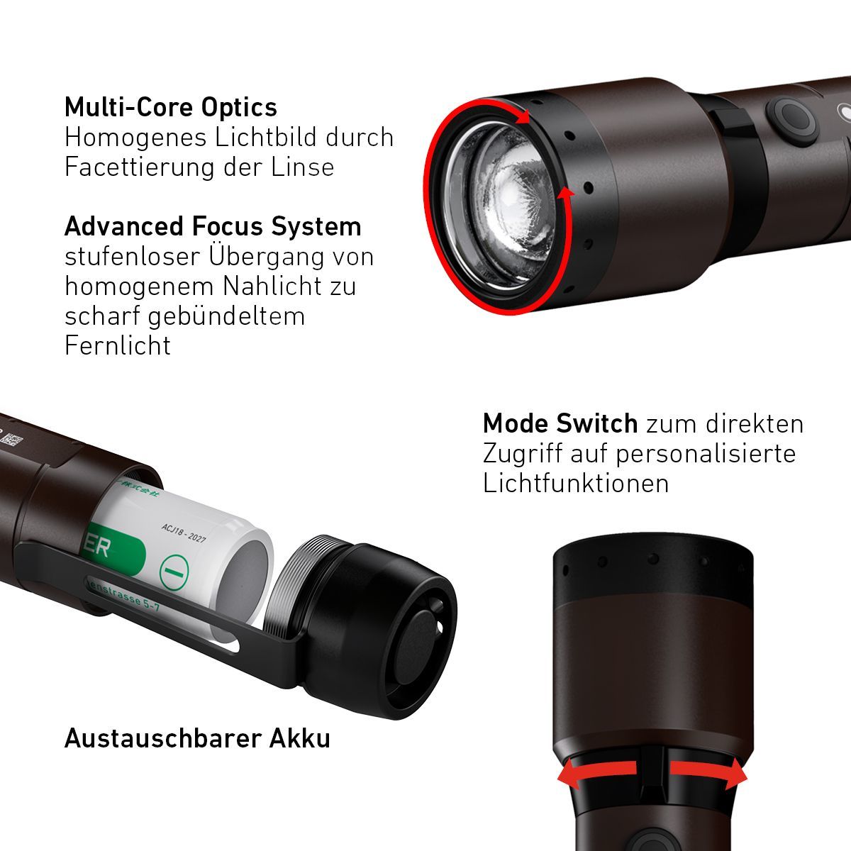 LED LENSER® P7R Signature Espresso