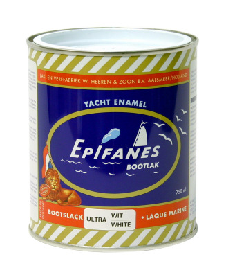 EPIFANES 1-Komponenten Bootslack, Ultraweiß 750ml