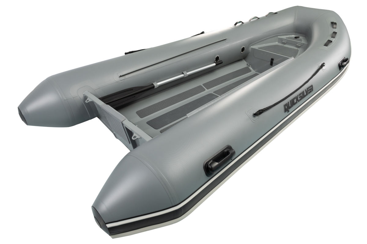 Quicksilver 380 ALU-RIB Dunkelgrau