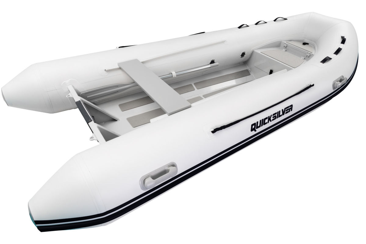 Quicksilver 380 ALU-RIB Weiß