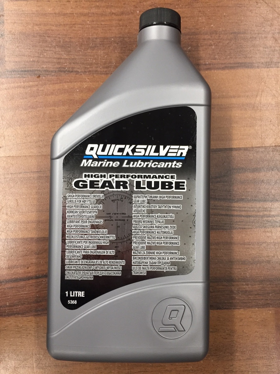 Quicksilver High Performance Getriebeöl 1l Kunststoffflasche