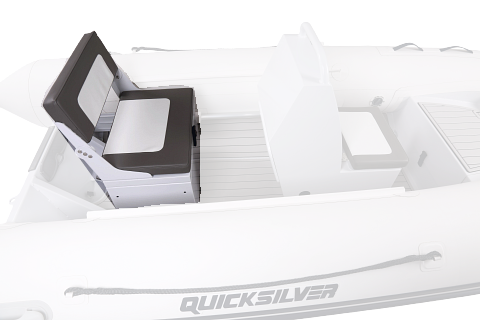 Quicksilver FCT550 1 Personen-Sitzbank Weiß
