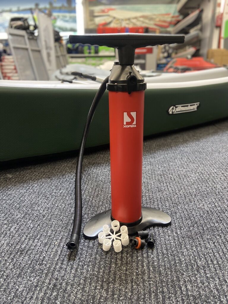 Scoprega Bravo GM 6 Doppelhub-Luftpumpe mit Manometer Scoprega Bravo GM 6 Doppelhub-Luftpumpe mit Manometer