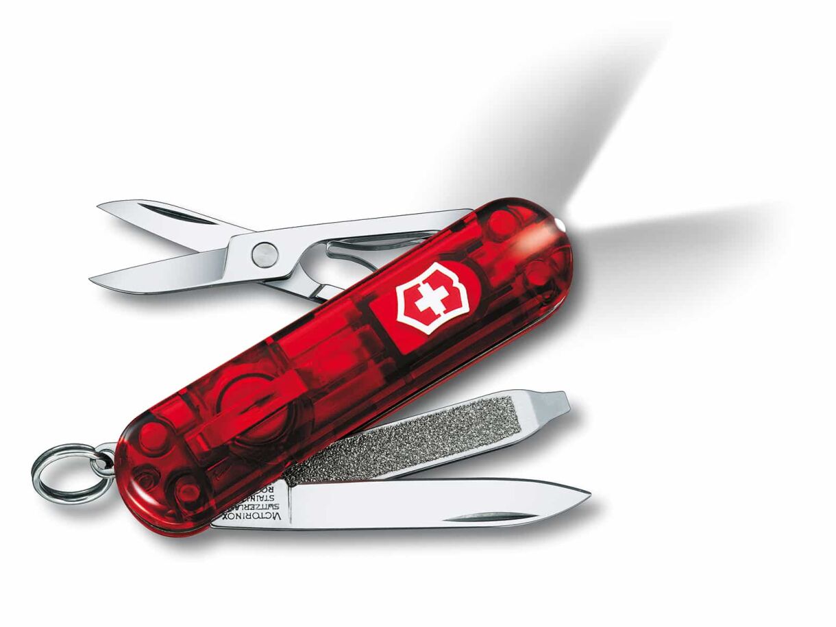 Victorinox Taschenmesset SwissLite rot transparent Victorinox Taschenmesset SwissLite rot transparent