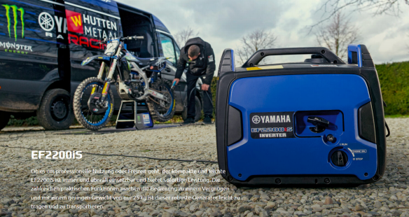 Yamaha Stromerzeuger Benzin Generator EF 2200is Mod. 2024