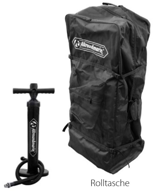 Allroundmarin Hartluftkajak Force L - Doppel-Kajak - Grün/Grau *Aktion*