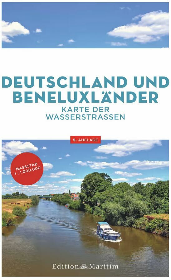 Delius Klasing Karte der Wasserstraßen: Deutschland und Beneluxländer Delius Klasing Karte der Wasserstraßen: Deutschland und Beneluxländer